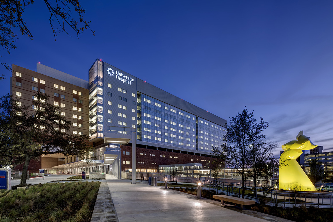 Memorial Hermann Texas Medical Center Sarofim Pavilion And Parking