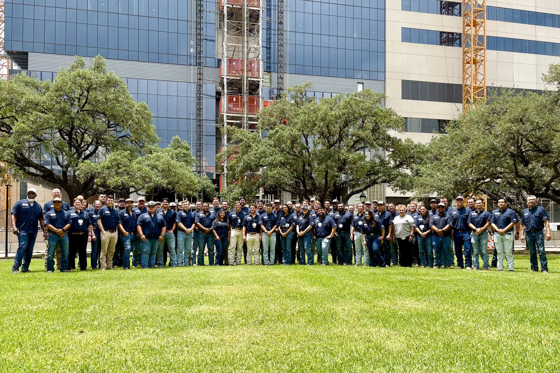 Houston Methodist Hospital, Brockman Centennial Tower Celebrates Topping Out
