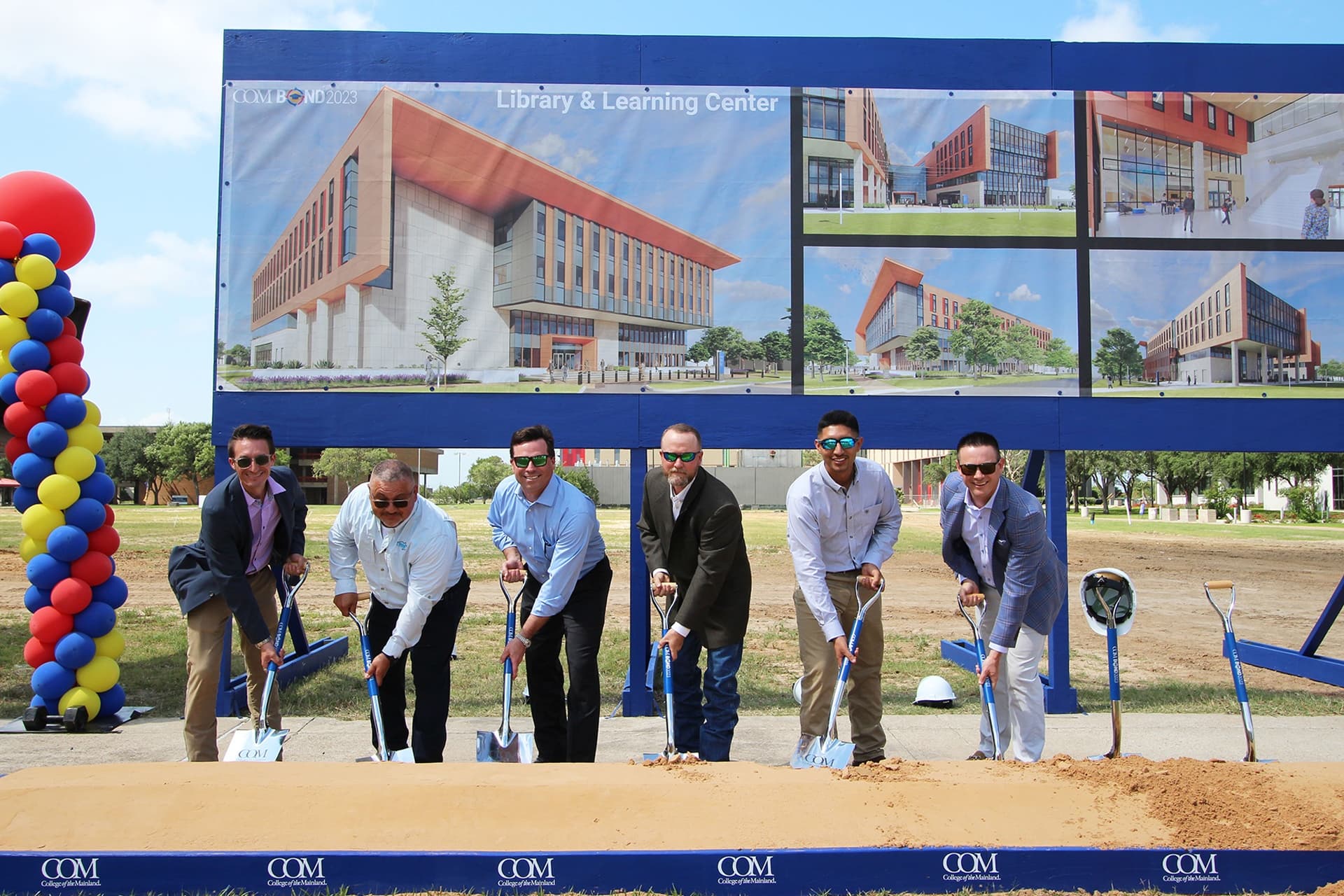 College of the Mainland Breaks Ground on Library & Learning Center