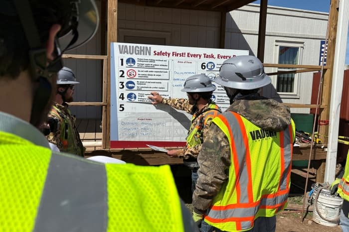 Vaughn Construction Safety Graphic